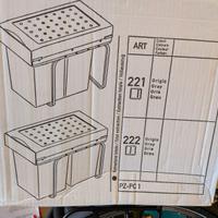 Pattumiera Estraibile Scavolini - 2 Scomparti