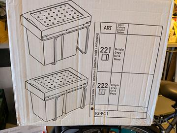 Pattumiera Estraibile Scavolini - 2 Scomparti