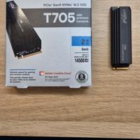 SSD Crucial T705 2TB NVME Hard disk