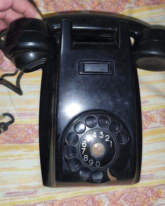 Telefono da parete in bachelite anni '60