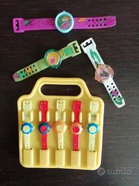 Collezione swatch plastica vintage anni 90