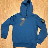 Felpa con cappuccio Stone Island blu taglia 8A