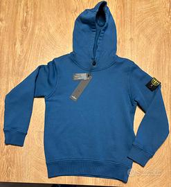 Felpa con cappuccio Stone Island blu taglia 8A
