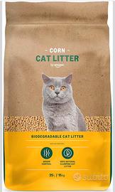 Lettiera di Mais agglomerante 25L - due pacchi