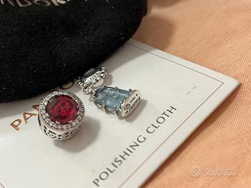 Pandora Charm Rosa Incantata e Rosa Raggiante