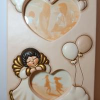 Thun - Cornice portafoto doppio cuore 