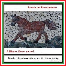 Ciottoli di fiume, CAVALLO quadro.