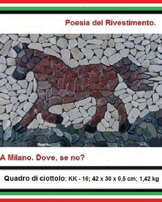 Ciottoli di fiume, CAVALLO quadro.