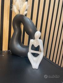 Candela fatta a mano OMINO PENSANTE