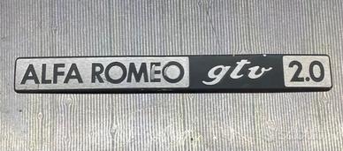 ALFA ROMEO GTV 2.0 2000 OGO SIGLA EMBLEMA FREGIO S