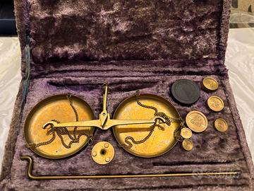 Bilancino orefice in ottone o cartucce caccia