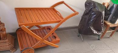 CARRELLO PER GIARDINO IN LEGNO