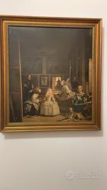 Las Meninas oleografia  64 x72