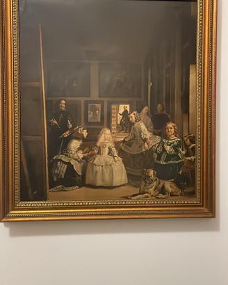 Las Meninas oleografia  64 x72