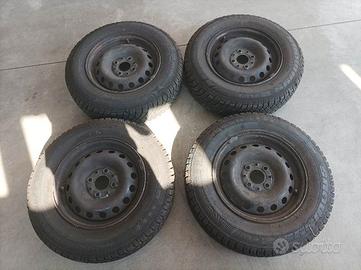 Ruote complete 13"  invernali Fiat Panda 2°serie  