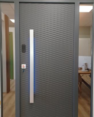 Porta blindata alluminio classe 3