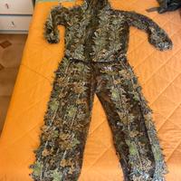 Ghillie suit mimetico completo
