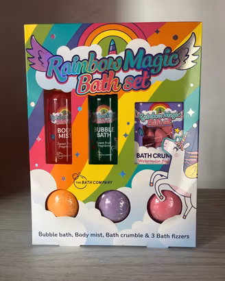 set bagno unicorno rainbow magic Nuovo