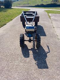 Motozappa con carrello