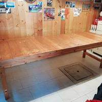 Tavolo e Panche in legno