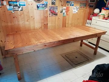 Tavolo e Panche in legno