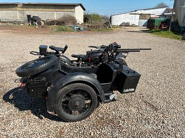 Moto sidecar KMZ K750 militare aviazione russia