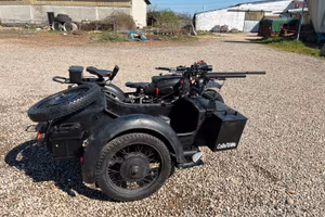 Moto sidecar KMZ K750 militare aviazione russia