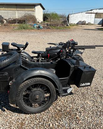Moto sidecar KMZ K750 militare aviazione russia