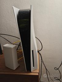 PlayStation 5 (Disco) + 2 Controller + Base Ricari