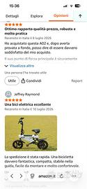 Bicicletta elettrica 14 pollici nuova ancora sigil