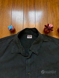 Camicia Vintage CP Company nera marmorizzat tgl XL