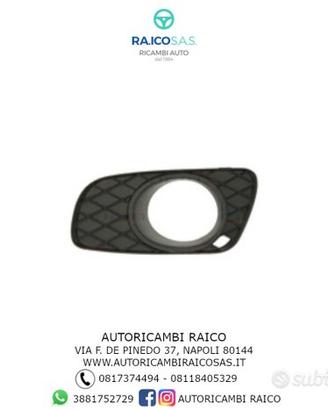 Griglia Cornice Fendinebbia Smart Fortwo 451 2007