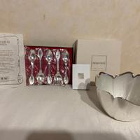 Cucchiaini in silver e ciotola argento-Vedi sotto-