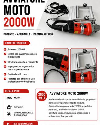 avviatore moto 2000w