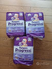 Pampers Progressi taglia 4 (Maxi, 7-18 Kg)