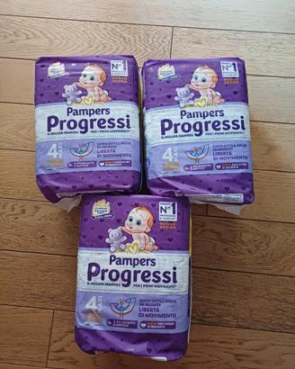 Pampers Progressi taglia 4 (Maxi, 7-18 Kg)