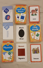 Carte inglese - 54 flash card