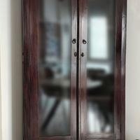 VETRINA ANGOLARE/CREDENZA IN ARTE POVERA