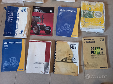 Manuali di istruzione per trattore