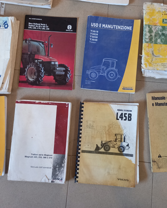 Manuali di istruzione per trattore