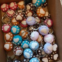 portachiavi zampetta