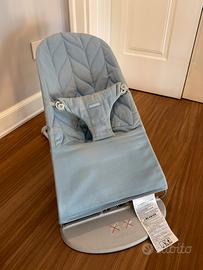 Sdraietta BABYBJORN Bliss come nuova blu trapunta