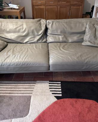 Divano in pelle poltrone e sofa