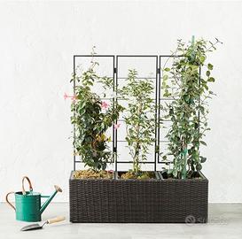 fioriera con tre vani