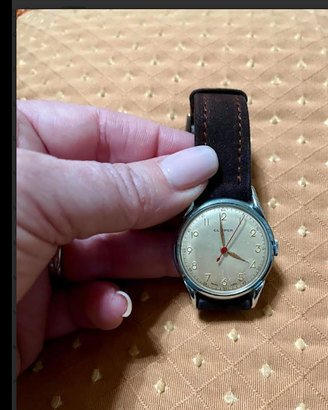 CLIPPERorologioMILITAREvintage34mmARGENTATOanni'30