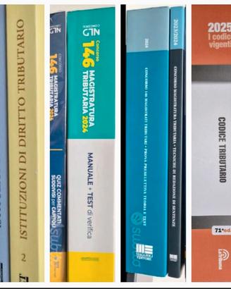 Libri concorso magistratura tributaria