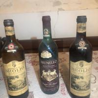 Brunello di Montalcino e chianti