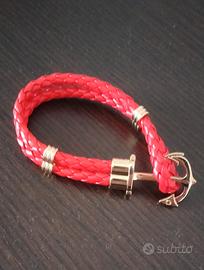 Bracciale in caucciù rosso 