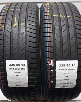 2 GOMME 225 55 18 BRIDGESTONE BR842