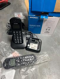 Telefono fisso cordless doppio
